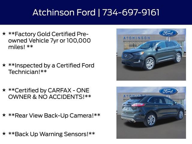 Certified 2023 Ford Edge Titanium w/ Equipment Group 301A image 8