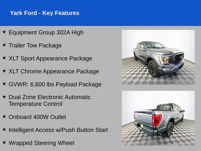 Certified 2023 Ford F150 XLT w/ Equipment Group 302A High image 10