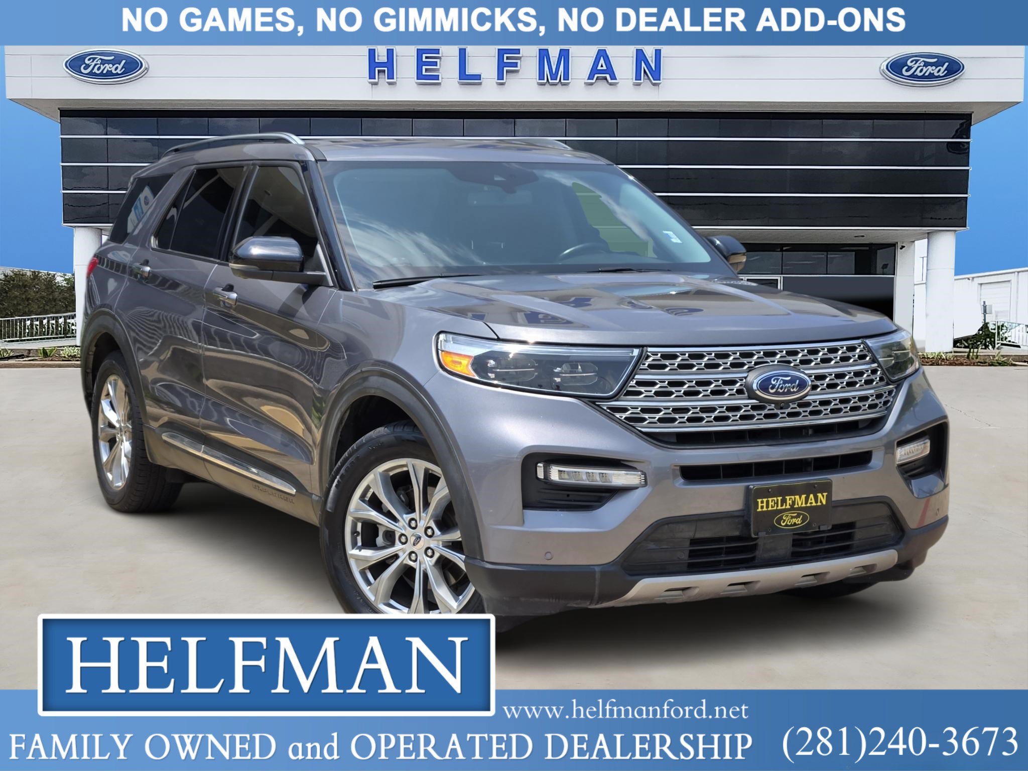 Certified 2022 Ford Explorer Limited w/ Equipment Group 301A RWD video 1