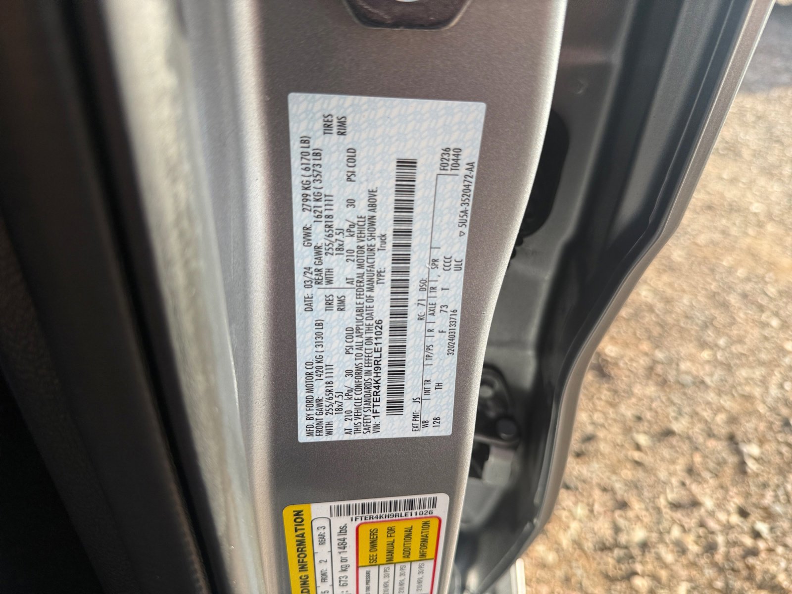 Certified 2024 Ford Ranger Lariat w/ FX4 Off-Road Package image 33