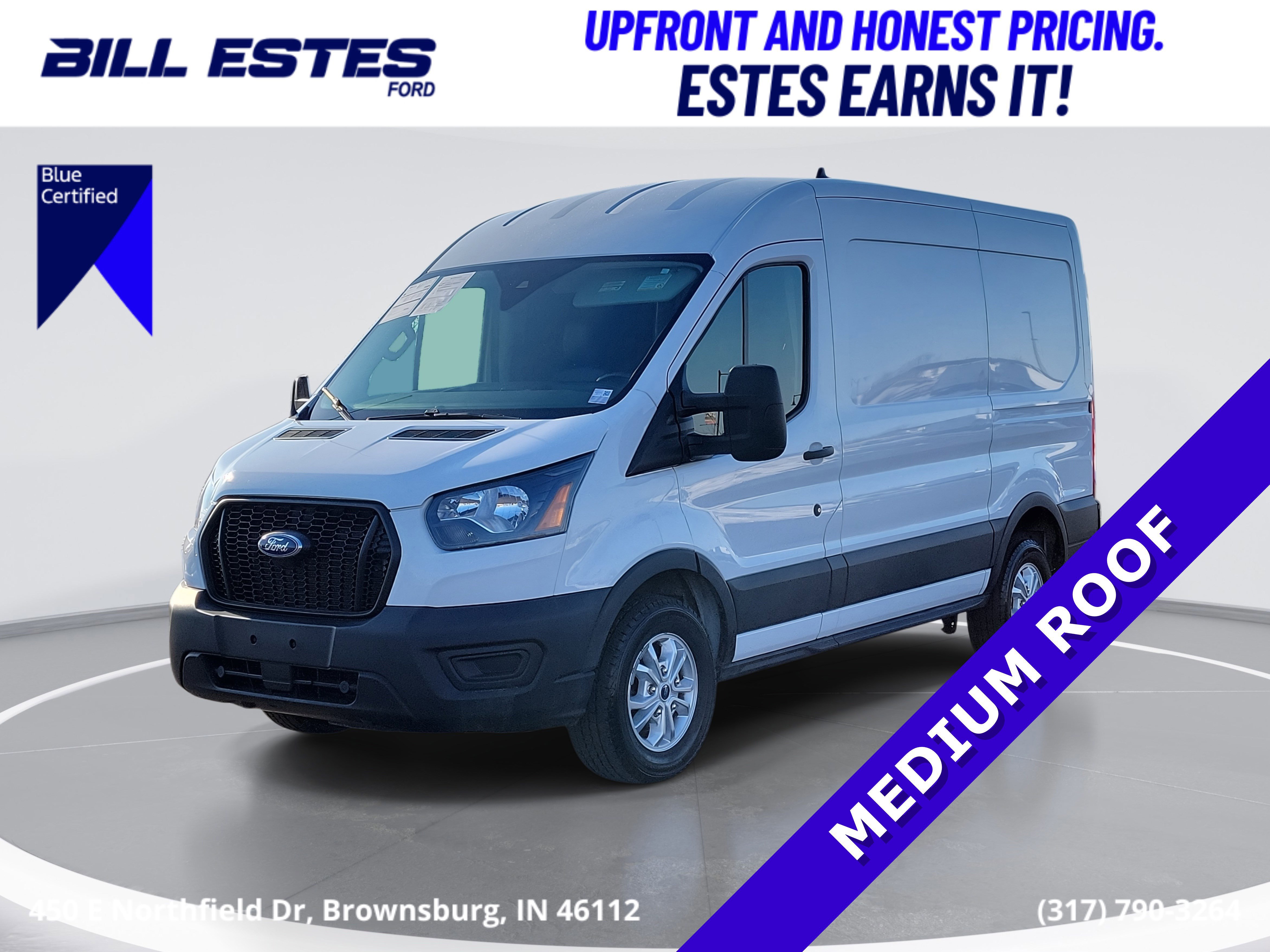 Certified 2023 Ford Transit 250 Medium Roof w/ Load Area Protection Package