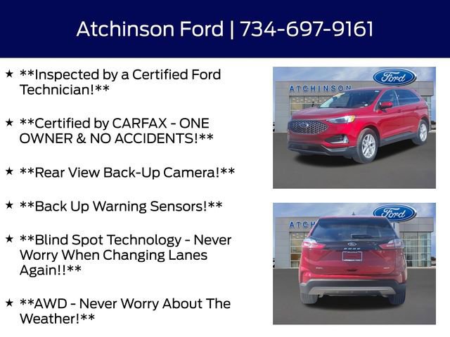 Certified 2024 Ford Edge SEL w/ Convenience Package image 8