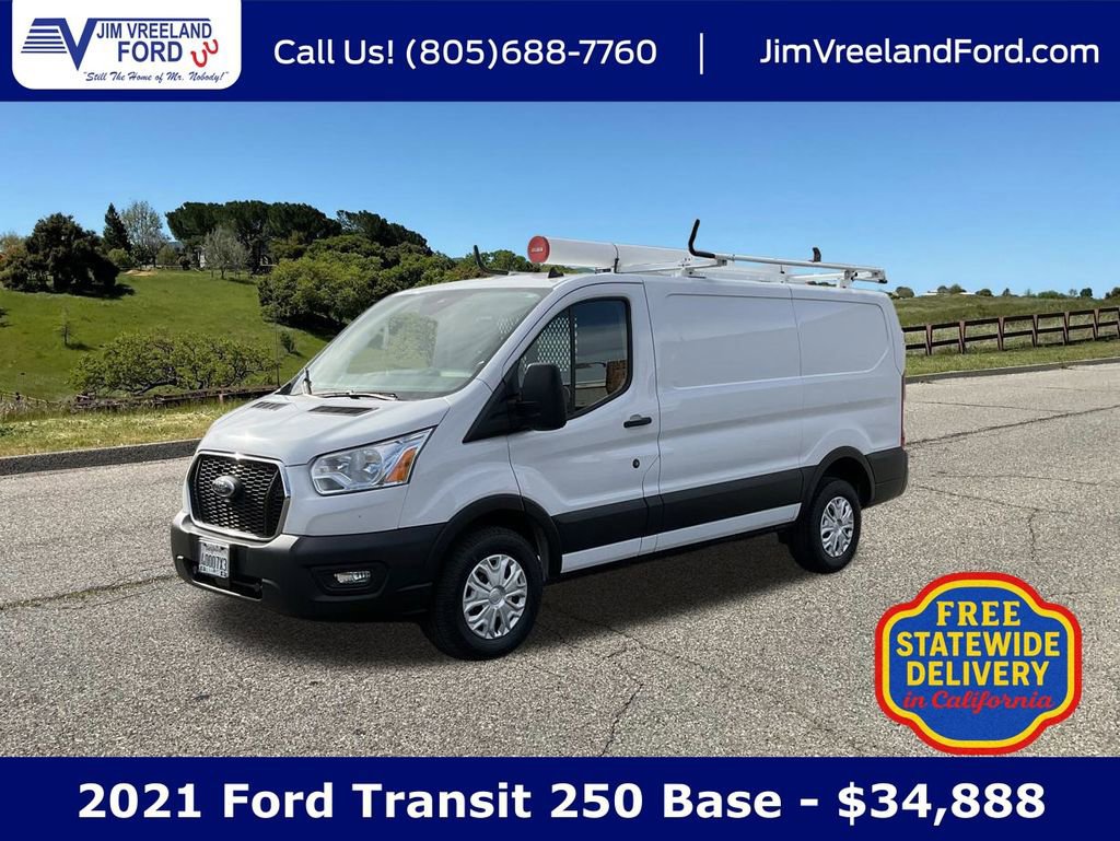 Certified 2021 Ford Transit 250 Low Roof w/ Exterior Upgrade Package