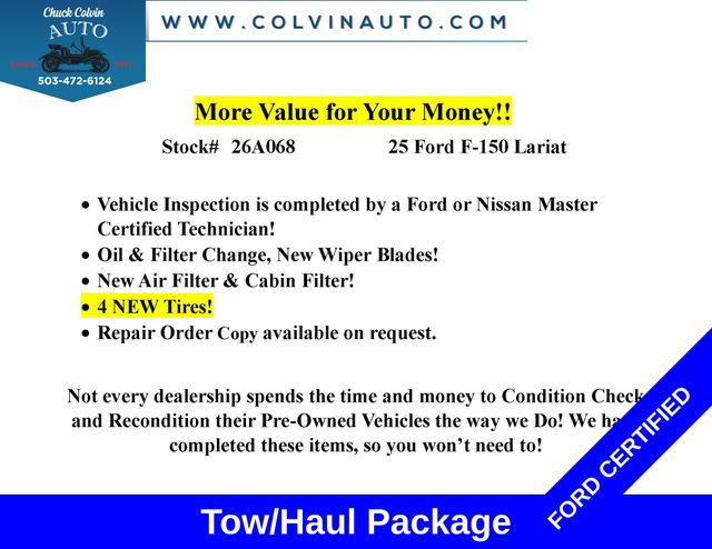Certified 2025 Ford F150 Lariat AWD/4WD image 2