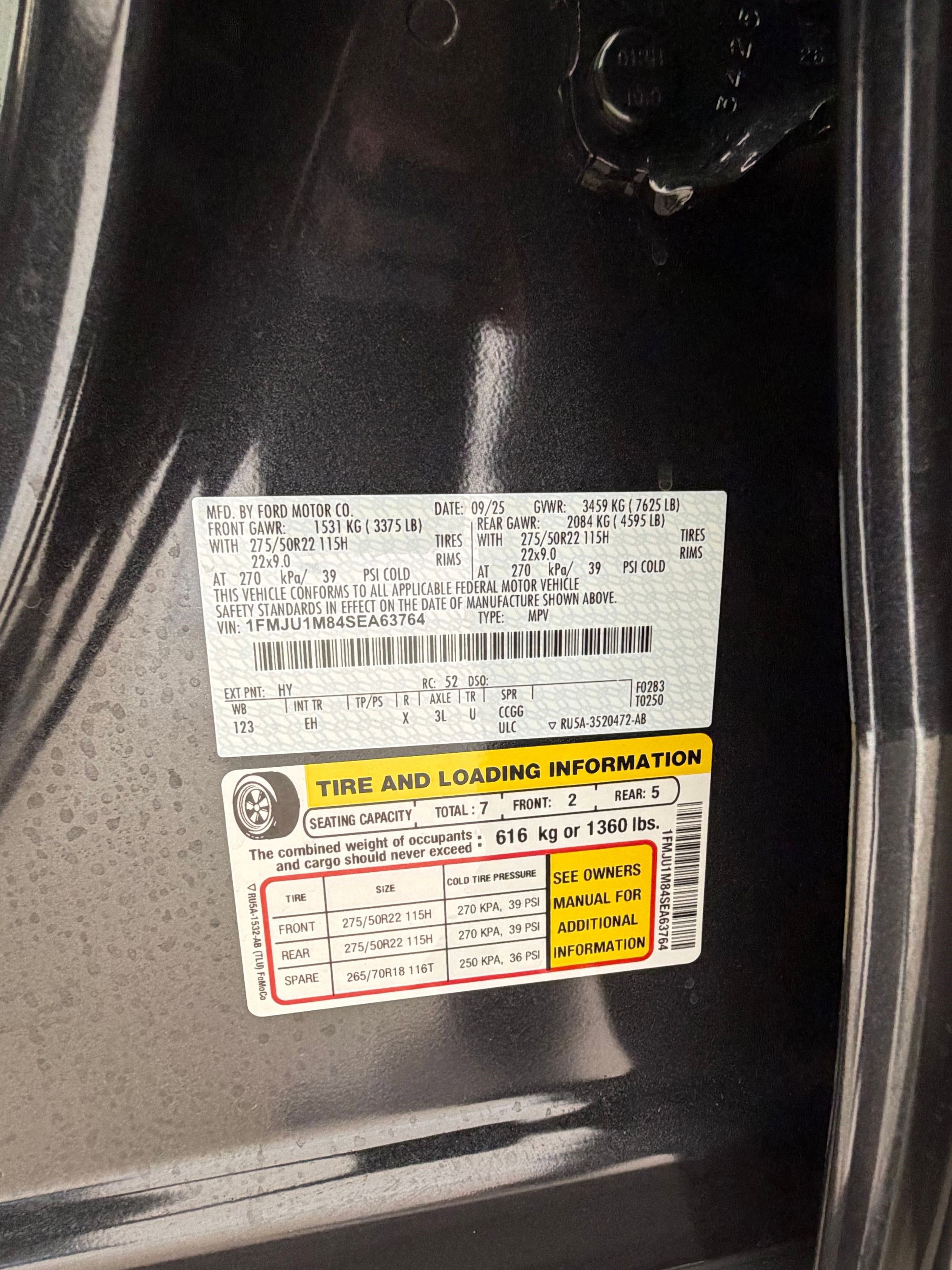 Certified 2025 Ford Expedition Platinum w/ Driver's Package image 20