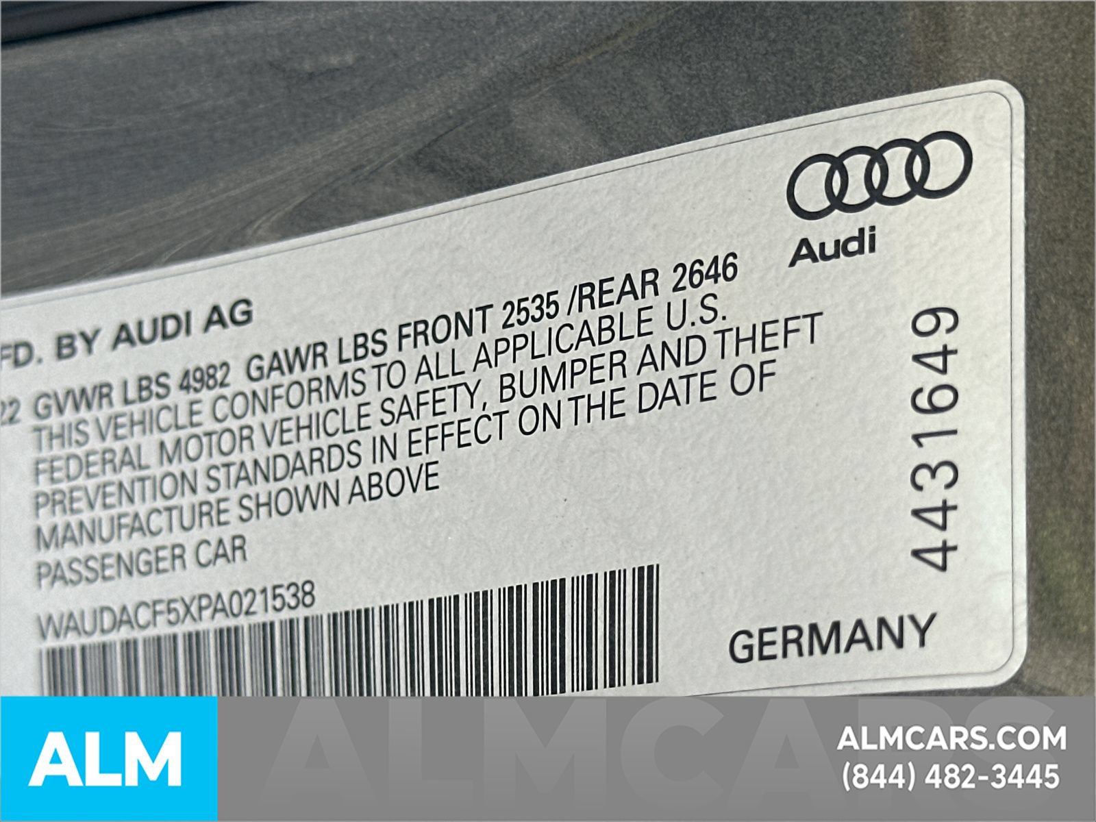 Used 2023 Audi A5 2.0T Premium w/ Convenience Package AWD/4WD image 39