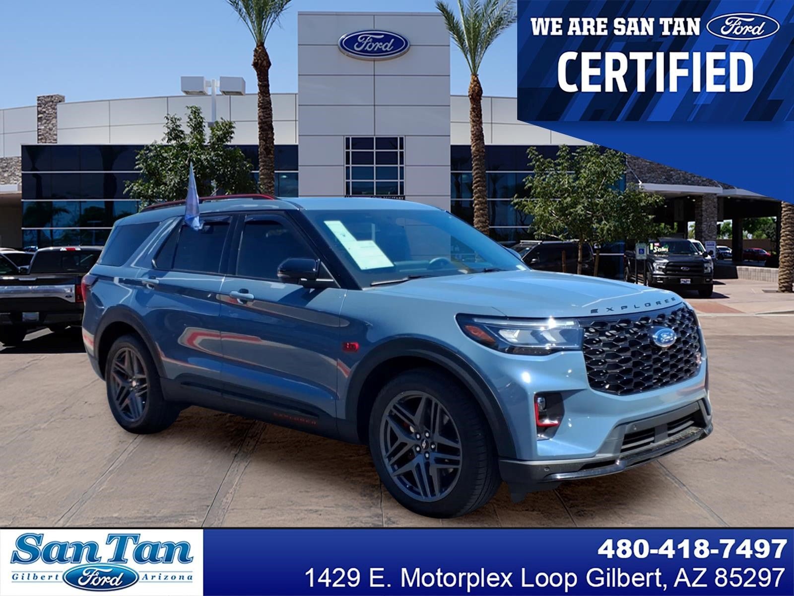 Certified 2025 Ford Explorer ST w/ Sun And Sound Package