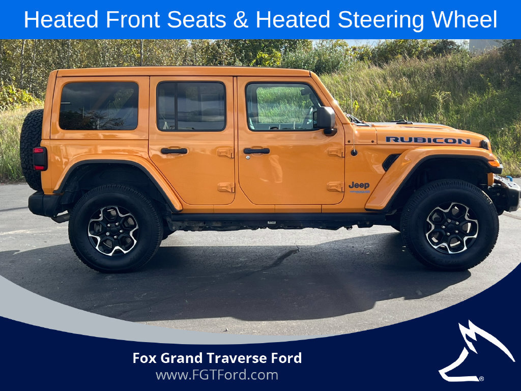 Used 2021 Jeep Wrangler Unlimited Rubicon 4xe w/ Steel Bumper Group AWD/4WD image 46