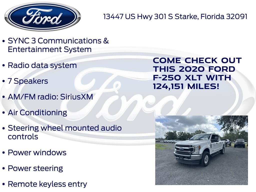 Certified 2020 Ford F250 XLT w/ FX4 Off-Road Package AWD/4WD image 14