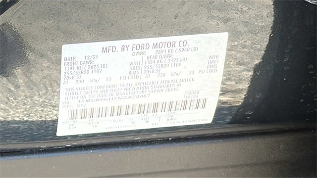 Certified 2022 Ford Explorer ST-Line w/ Class IV Trailer Tow Package image 32