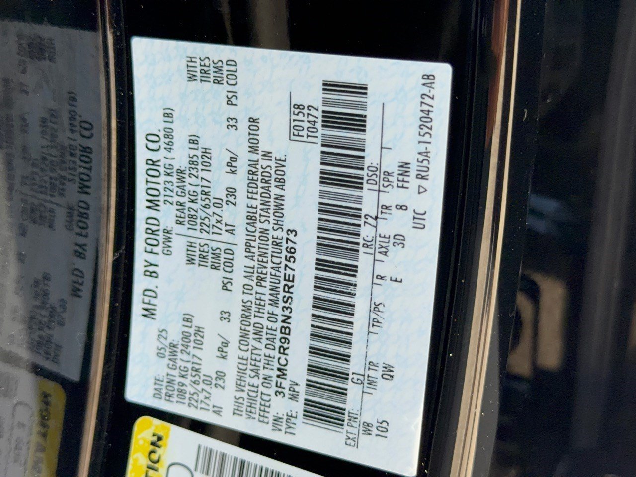 Certified 2025 Ford Bronco Sport Big Bend AWD/4WD image 31