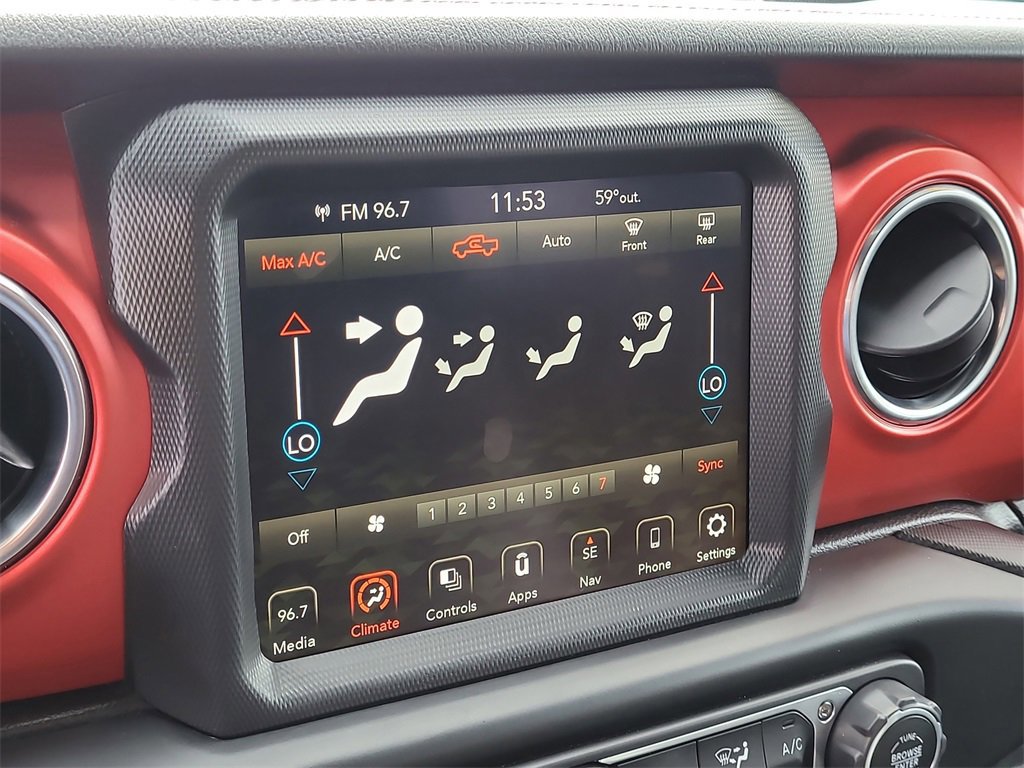 Used 2022 Jeep Gladiator Rubicon w/ LED Lighting Group image 19