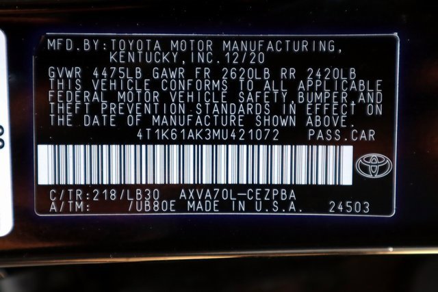 Used 2021 Toyota Camry XSE image 37