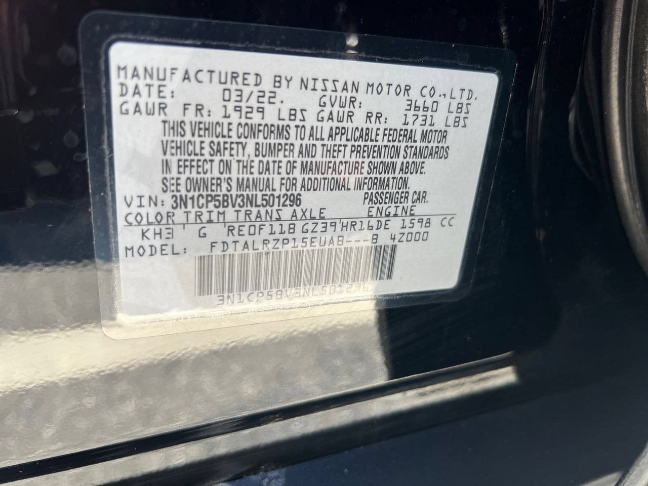 Used 2022 Nissan Kicks S FWD image 31