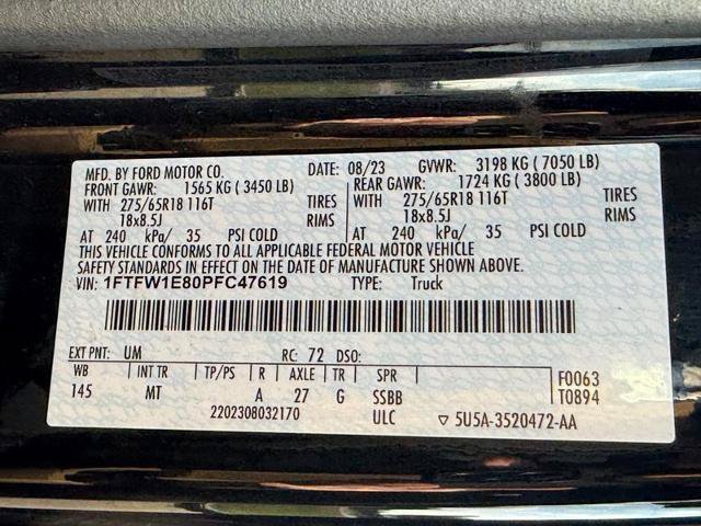 Certified 2023 Ford F150 XLT AWD/4WD image 26