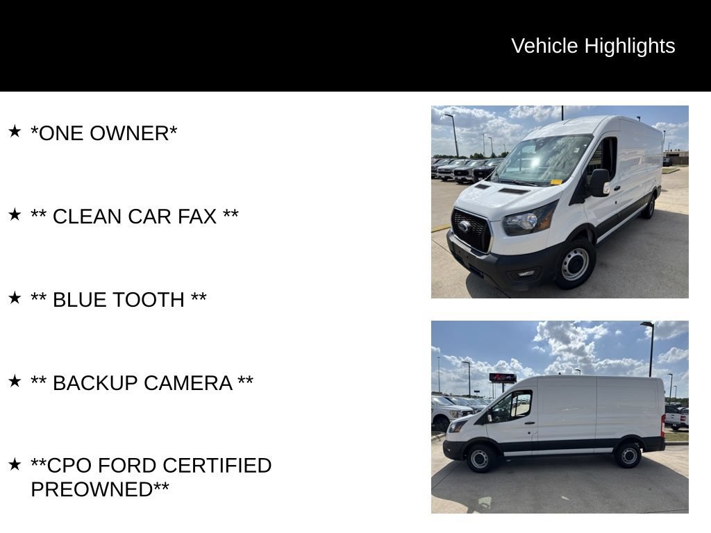 Certified 2023 Ford Transit 250 Medium Roof RWD image 4