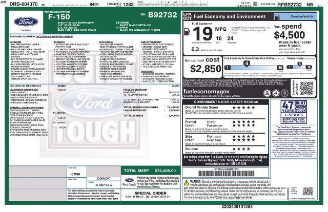 Certified 2024 Ford F150 Lariat w/ Equipment Group 502A High AWD/4WD image 23