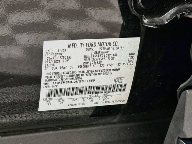 Certified 2022 Ford Explorer ST w/ Equipment Group 401A AWD/4WD image 40