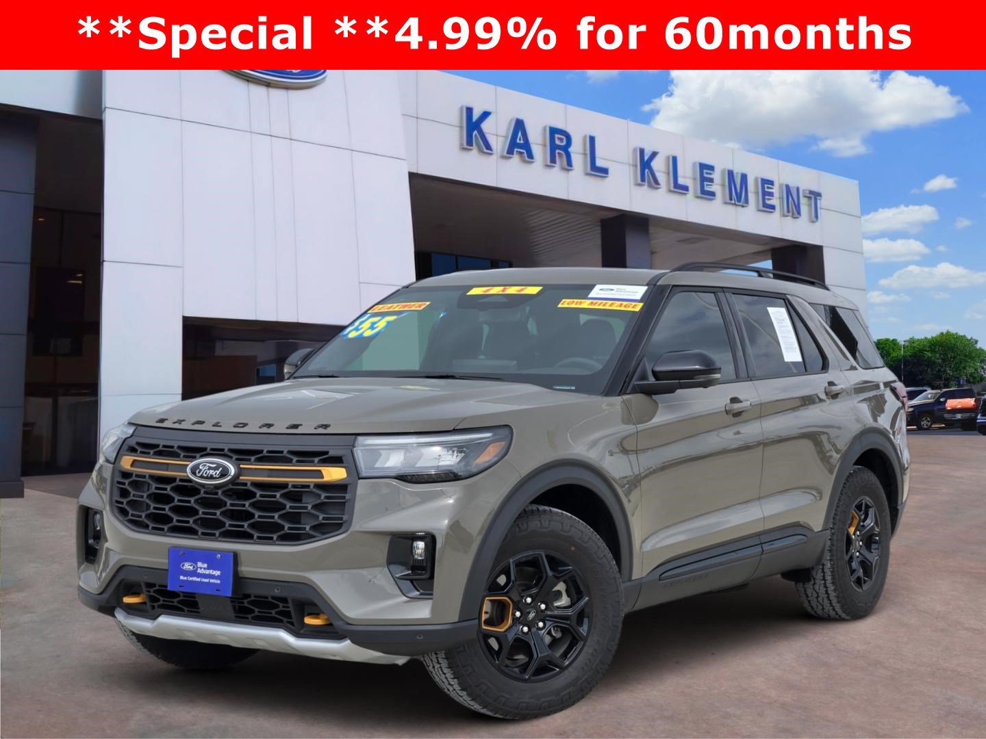 Certified 2026 Ford Explorer Tremor w/ Tremor Ultimate Package AWD/4WD image 1