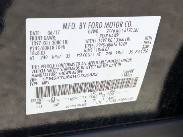 Certified 2017 Ford Explorer XLT w/ Equipment Group 202A image 26