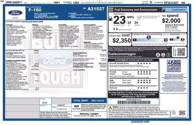 Certified 2024 Ford F150 XLT w/ Equipment Group 302A MID AWD/4WD image 39