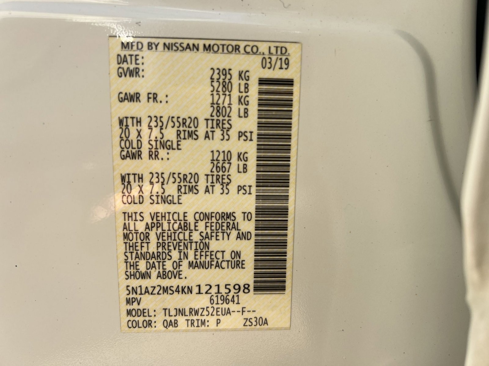 Used 2019 Nissan Murano SL w/ SL Technology Package image 29