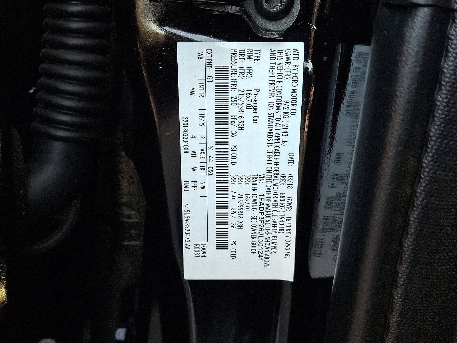 Certified 2018 Ford Focus SE w/ SE Appearance Package image 27