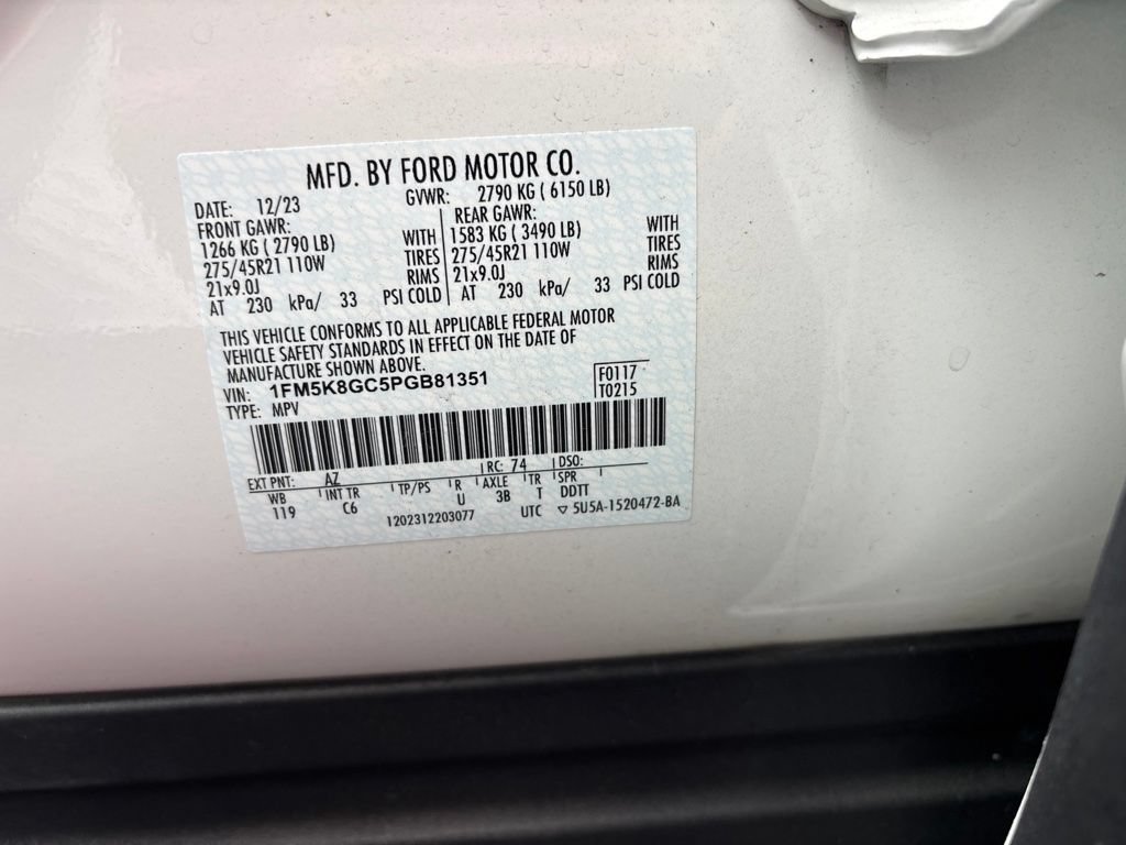 Certified 2023 Ford Explorer ST w/ Equipment Group 401A AWD/4WD image 9