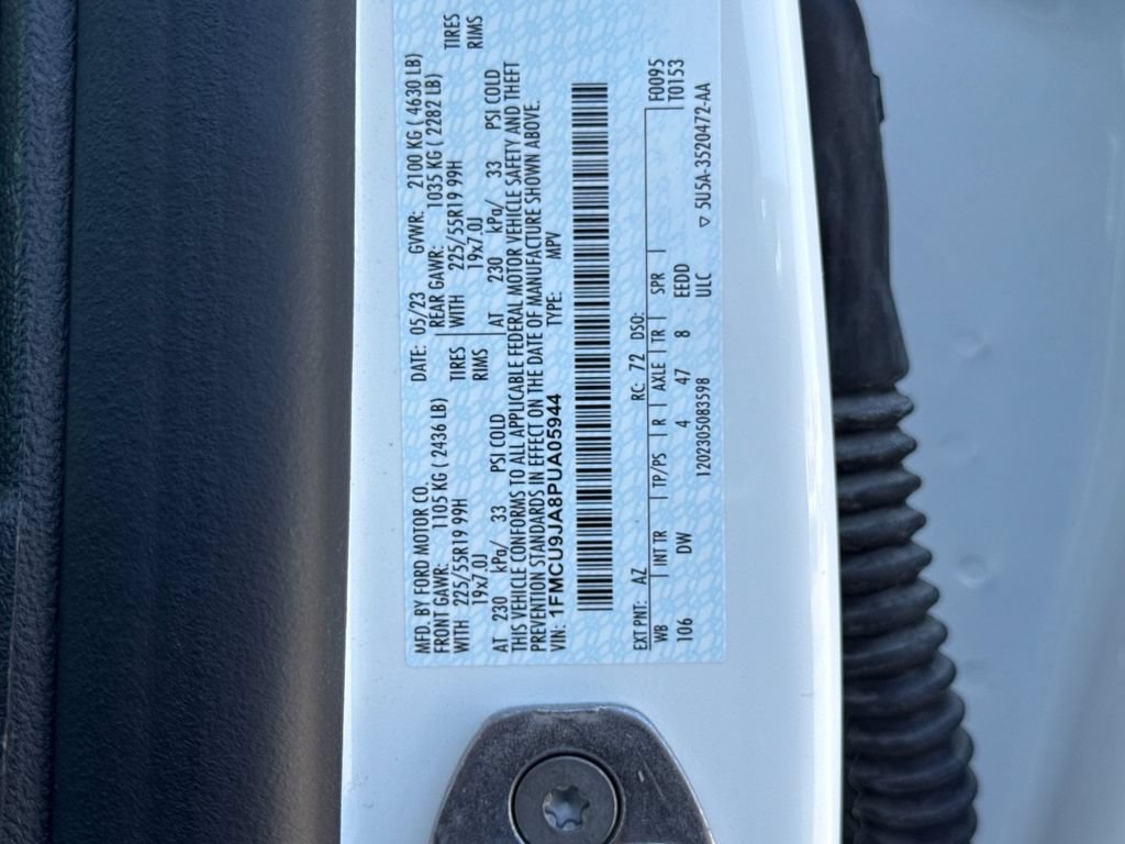 Certified 2023 Ford Escape Platinum w/ Premium Technology Package AWD/4WD image 27