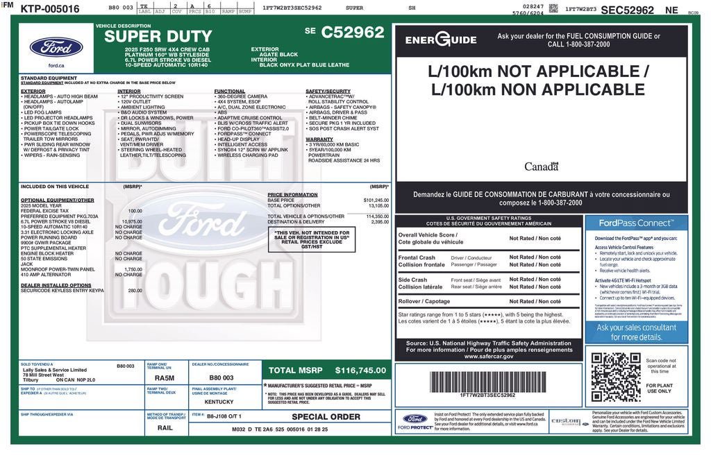 Certified 2025 Ford F250 Platinum AWD/4WD image 32