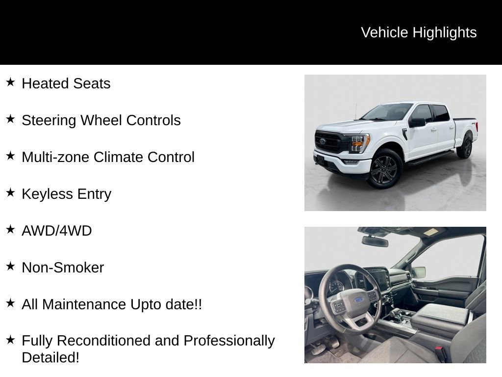 Certified 2023 Ford F150 XLT w/ Equipment Group 302A High AWD/4WD image 26