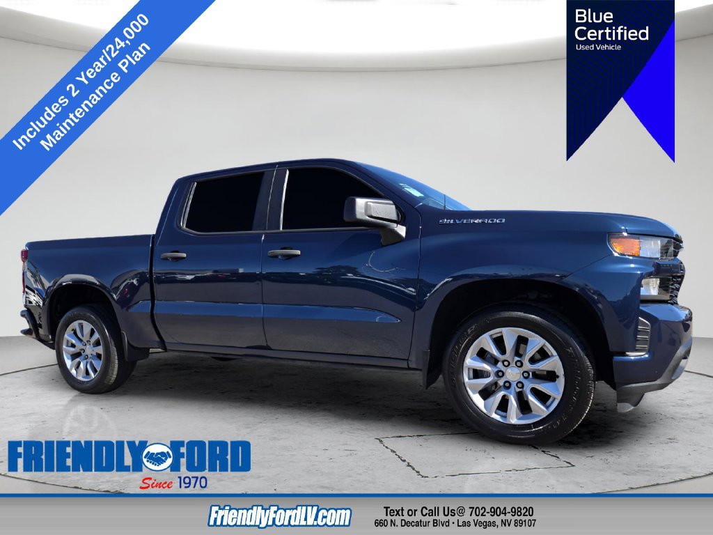 Used 2021 Chevrolet Silverado 1500 Custom RWD image 1