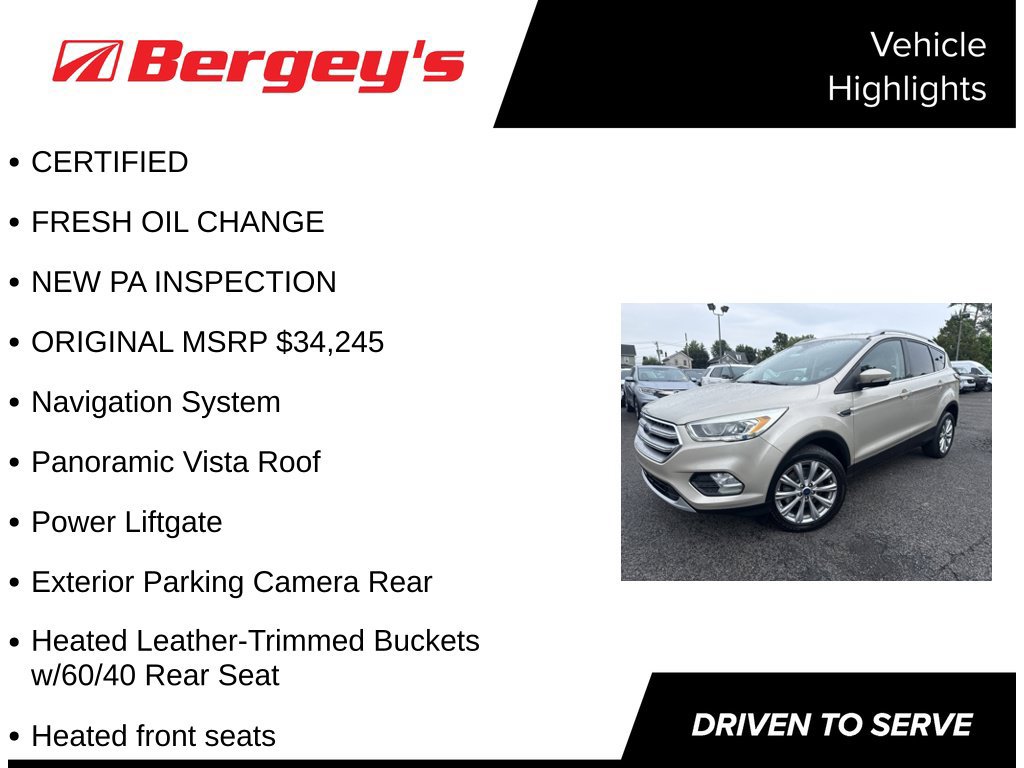 Certified 2017 Ford Escape Titanium AWD/4WD image 5