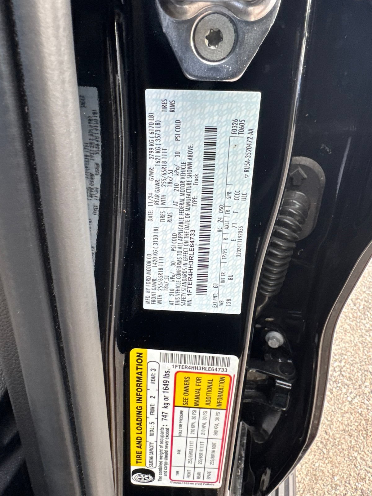 Certified 2024 Ford Ranger XLT w/ Trailer Tow Package AWD/4WD image 15