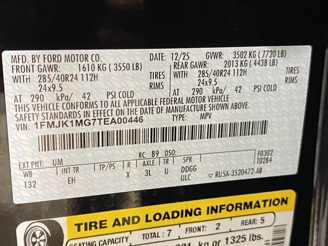 Certified 2026 Ford Expedition Max Platinum w/ Stealth Performance Package AWD/4WD image 31