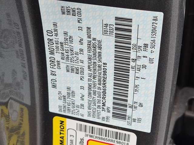 Certified 2024 Ford Bronco Sport Big Bend w/ Convenience Package AWD/4WD image 23