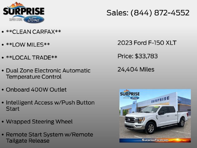 Certified 2023 Ford F150 XLT w/ Equipment Group 302A High RWD image 26