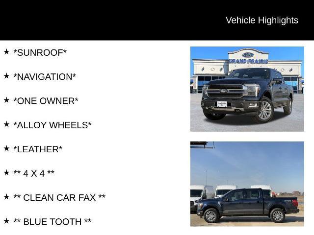 Certified 2024 Ford F150 King Ranch w/ FX4 Off-Road Package image 7