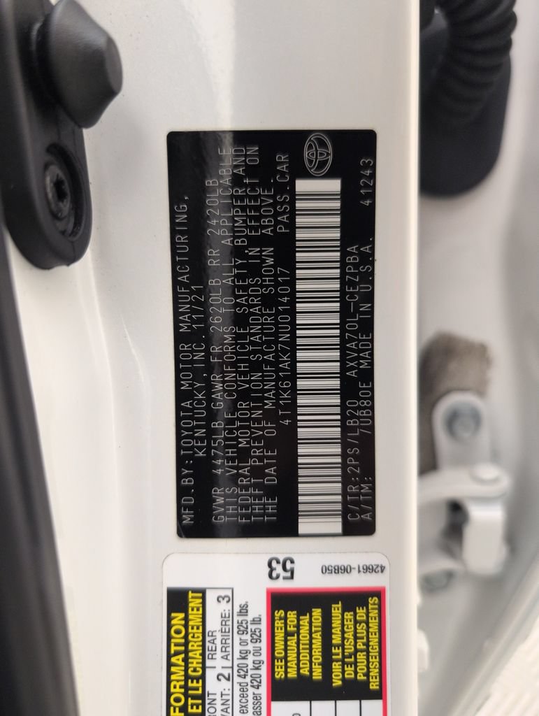 Used 2022 Toyota Camry XSE w/ Navigation Package FWD image 42