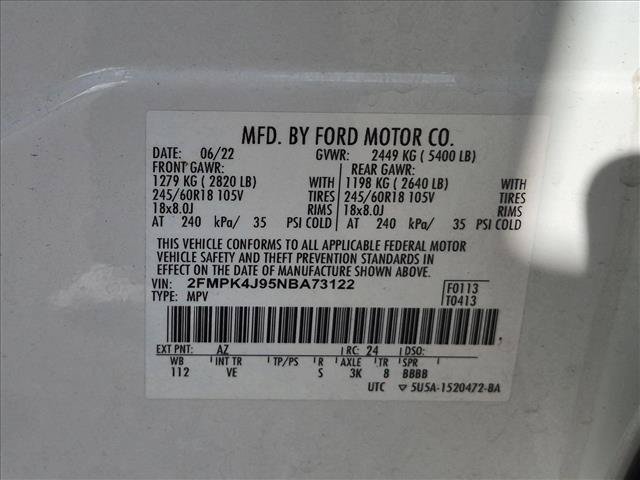 Certified 2022 Ford Edge SEL AWD/4WD image 22