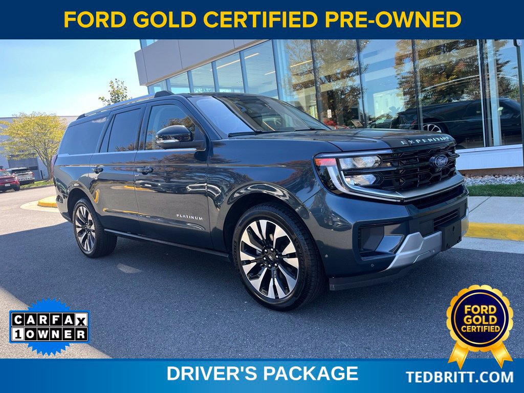 Certified 2025 Ford Expedition Max Platinum w/ Driver's Package