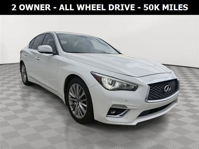 Used 2022 INFINITI Q50 Luxe w/ Cargo Package AWD/4WD image 1