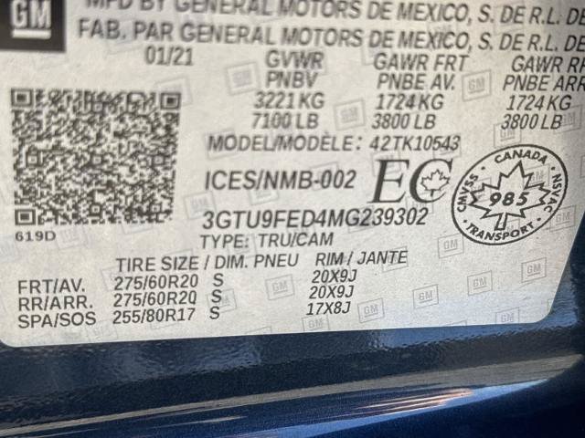 Used 2021 GMC Sierra 1500 Denali w/ Driver Alert Package II AWD/4WD image 37