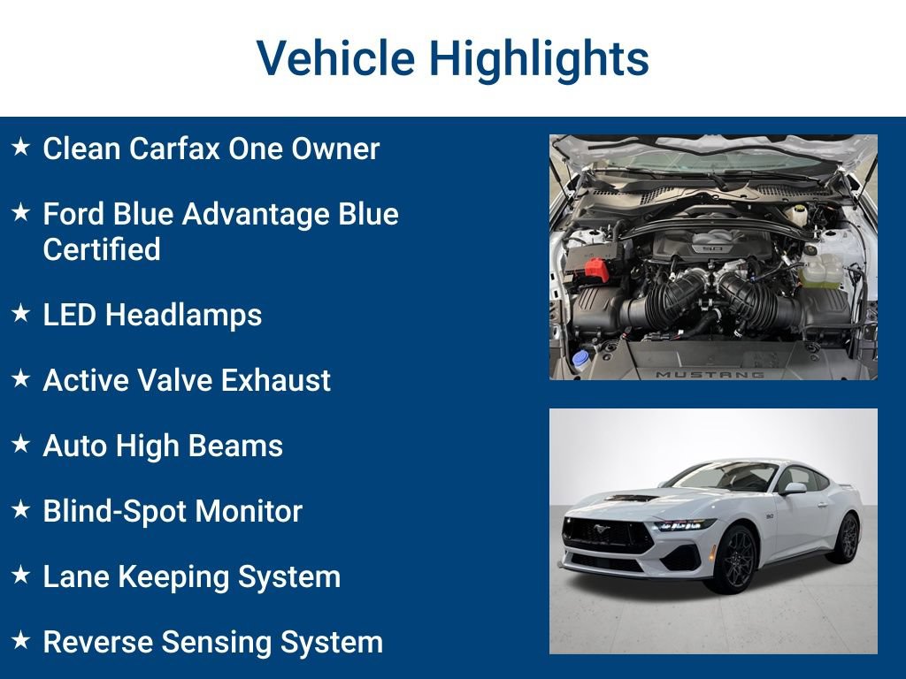 Certified 2026 Ford Mustang GT w/ GT Performance Package RWD image 3