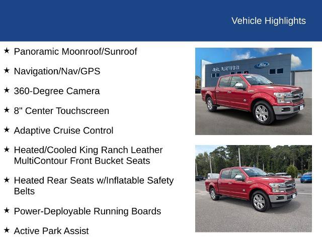 Certified 2020 Ford F150 King Ranch w/ Equipment Group 601A Luxury RWD image 26