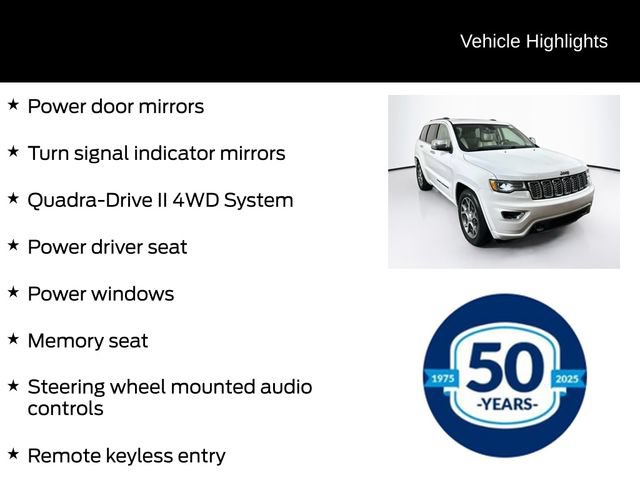 Used 2020 Jeep Grand Cherokee Overland AWD/4WD image 31