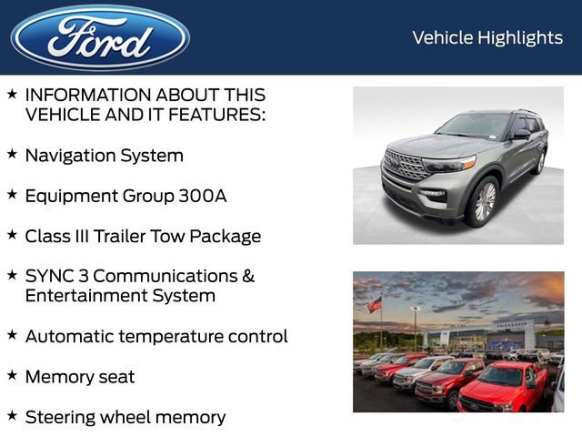 Certified 2020 Ford Explorer Limited w/ Class III Trailer Tow Package image 6