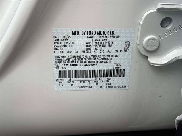 Certified 2025 Ford Explorer Active AWD/4WD image 13