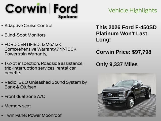 Certified 2026 Ford F450 Platinum AWD/4WD image 7