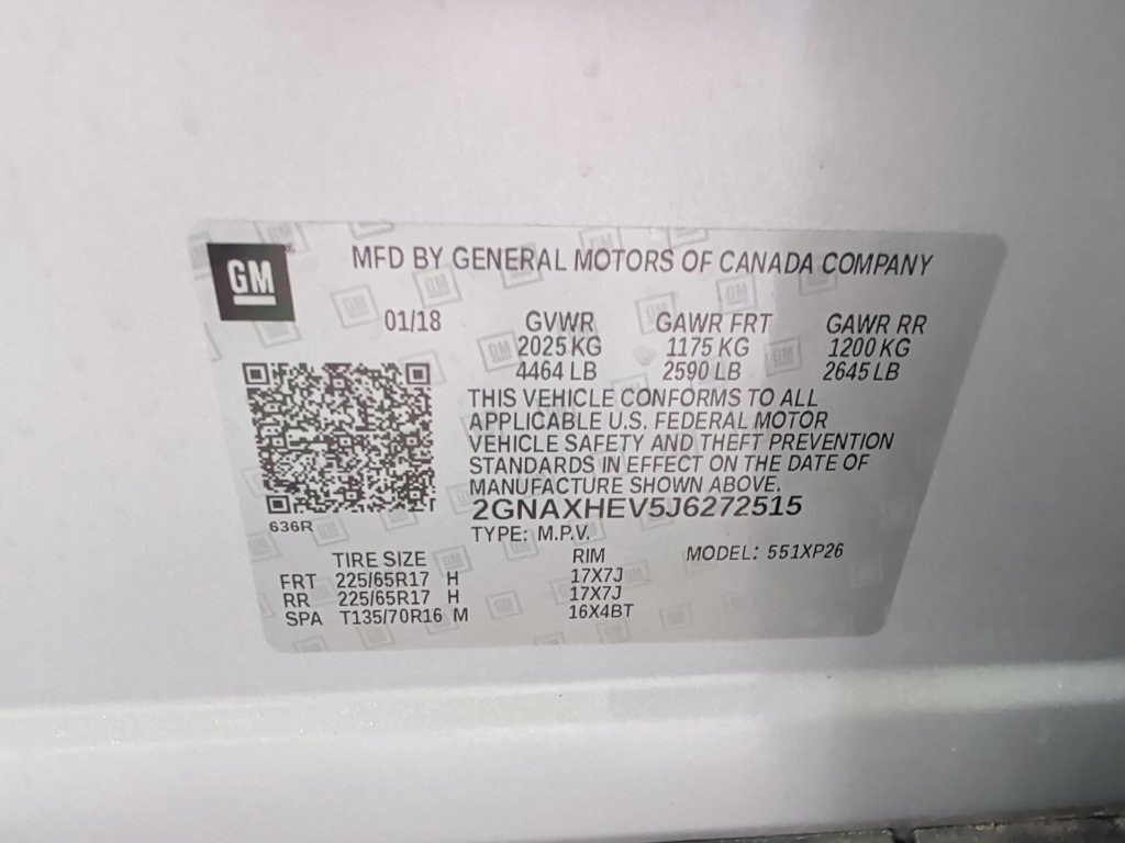 Used 2018 Chevrolet Equinox LS FWD image 16